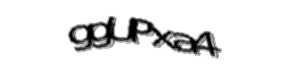 Security check image, please type the characters shown